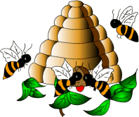 bijen honingraat