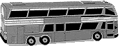 bussen, grijze touringcar